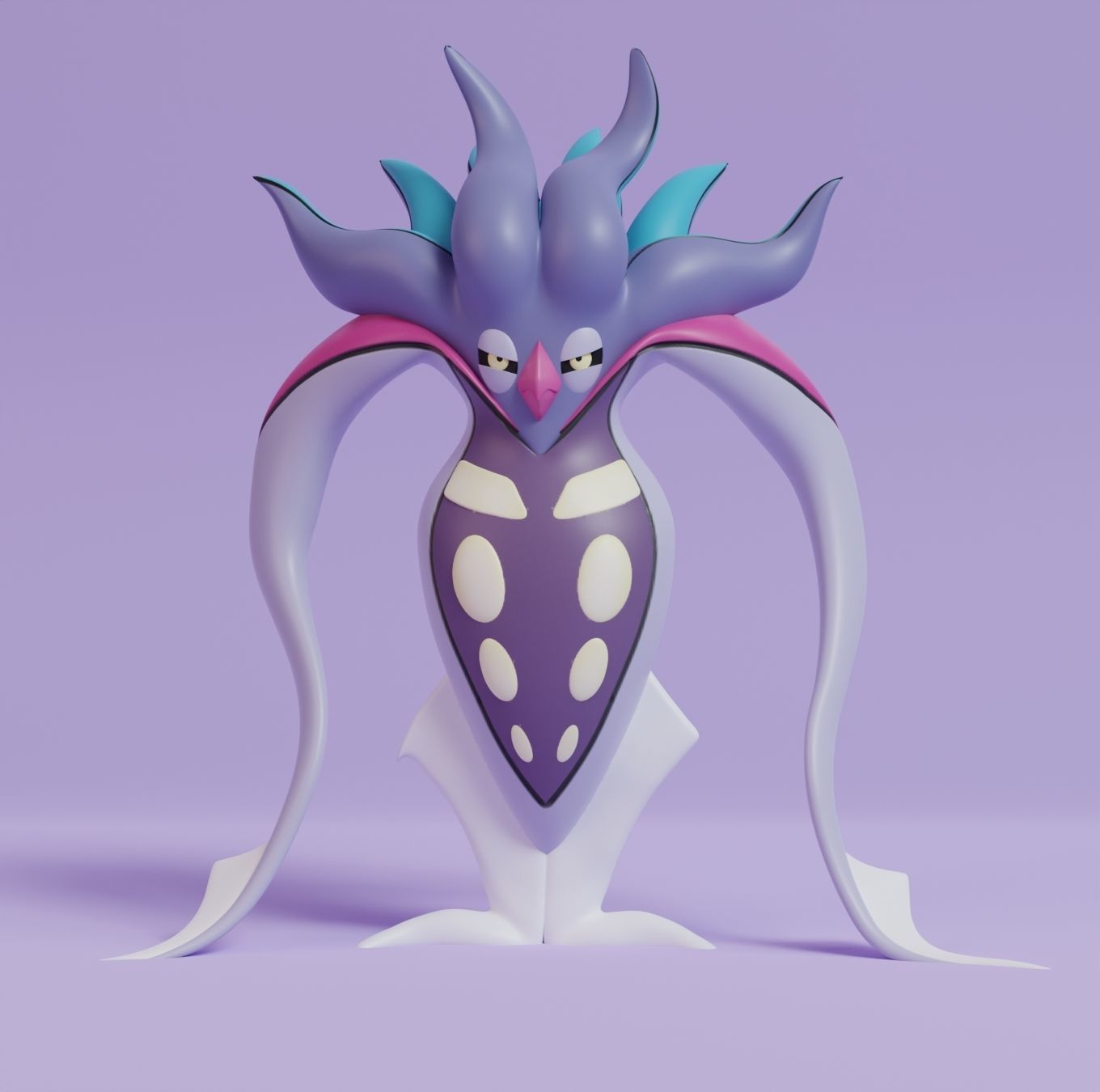 Pokemon - Inkay and Malamar 3D print model_7