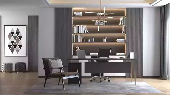 Study Room-1 3D model