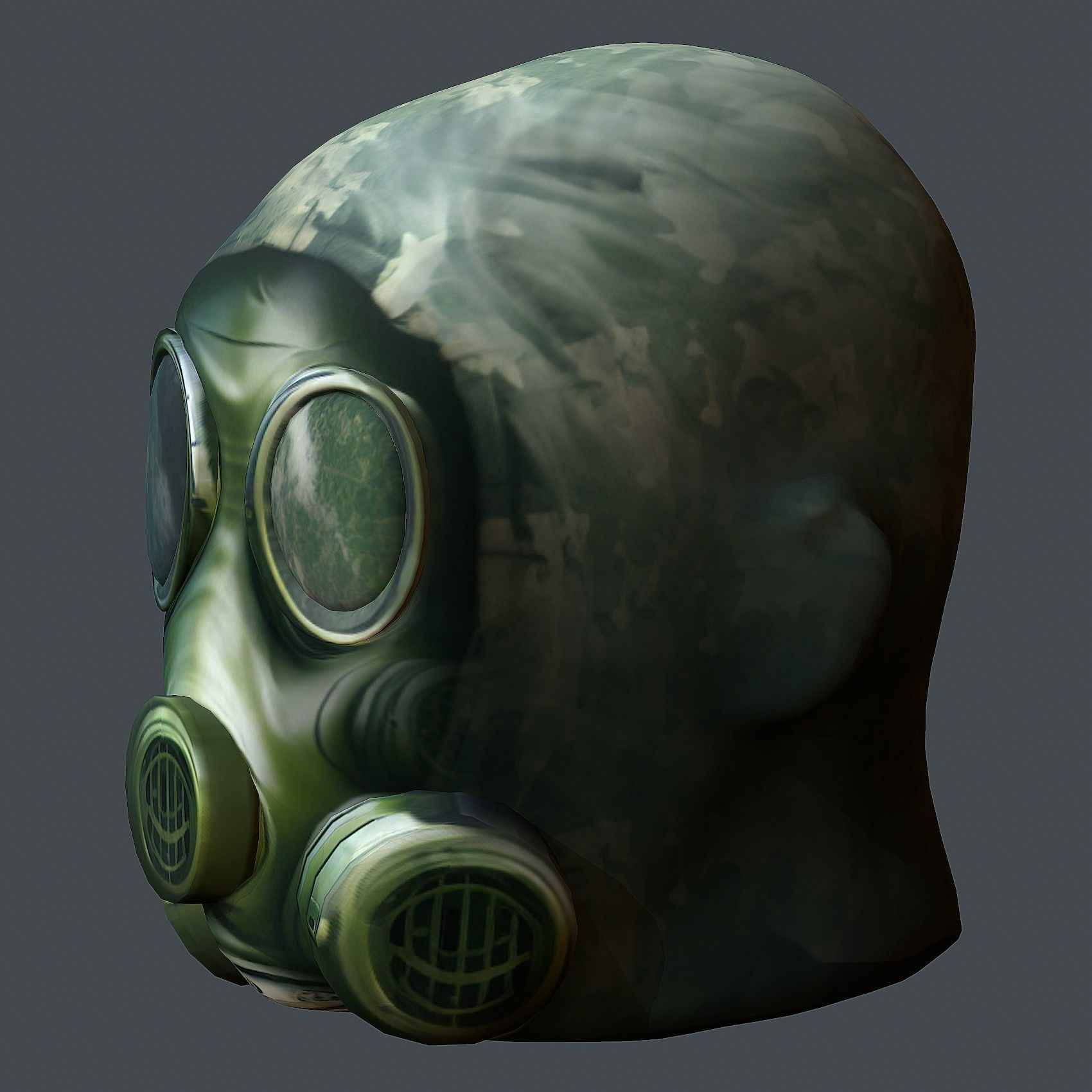 Helmet 3d model military combat Military Low-poly Low-poly 3D model_8