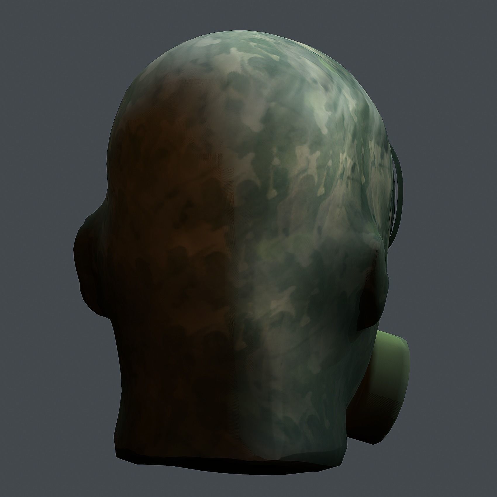 Helmet 3d model military combat Military Low-poly Low-poly 3D model_7