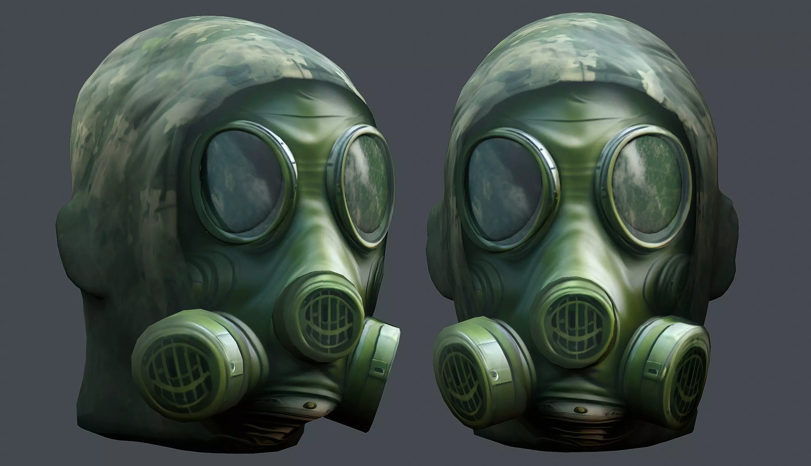 Helmet 3d model military combat Military Low-poly Low-poly 3D model_0