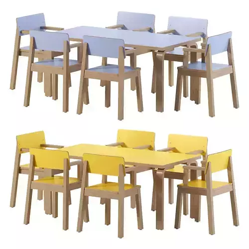  CHILDRENS TABLE AND CHAIRS