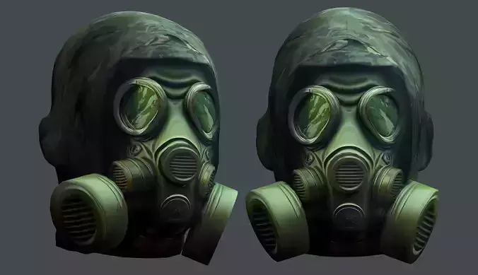 Helmet 3d model military combat Military Low-poly