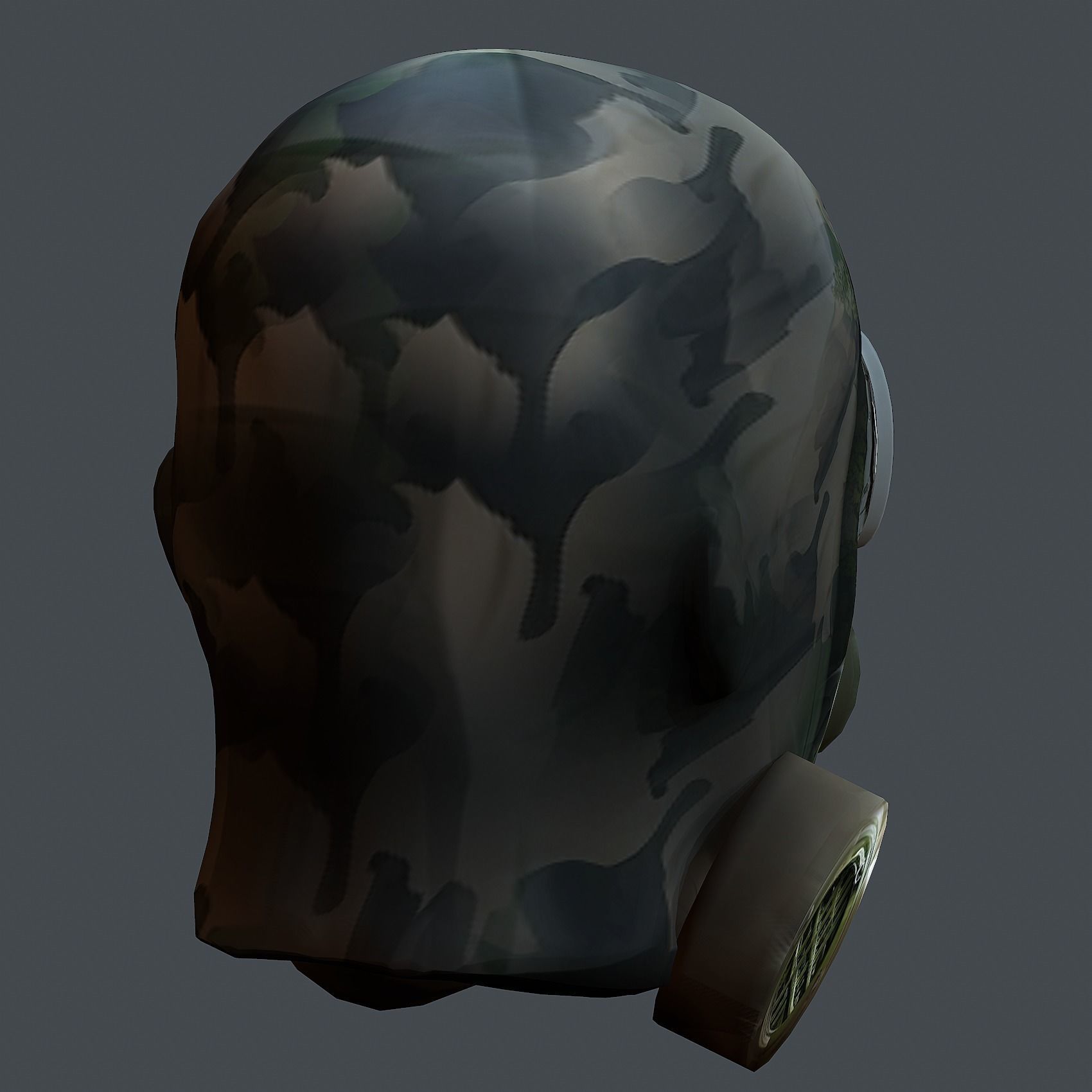 Helmet 3d model military combat Military Low-poly Low-poly 3D model_6