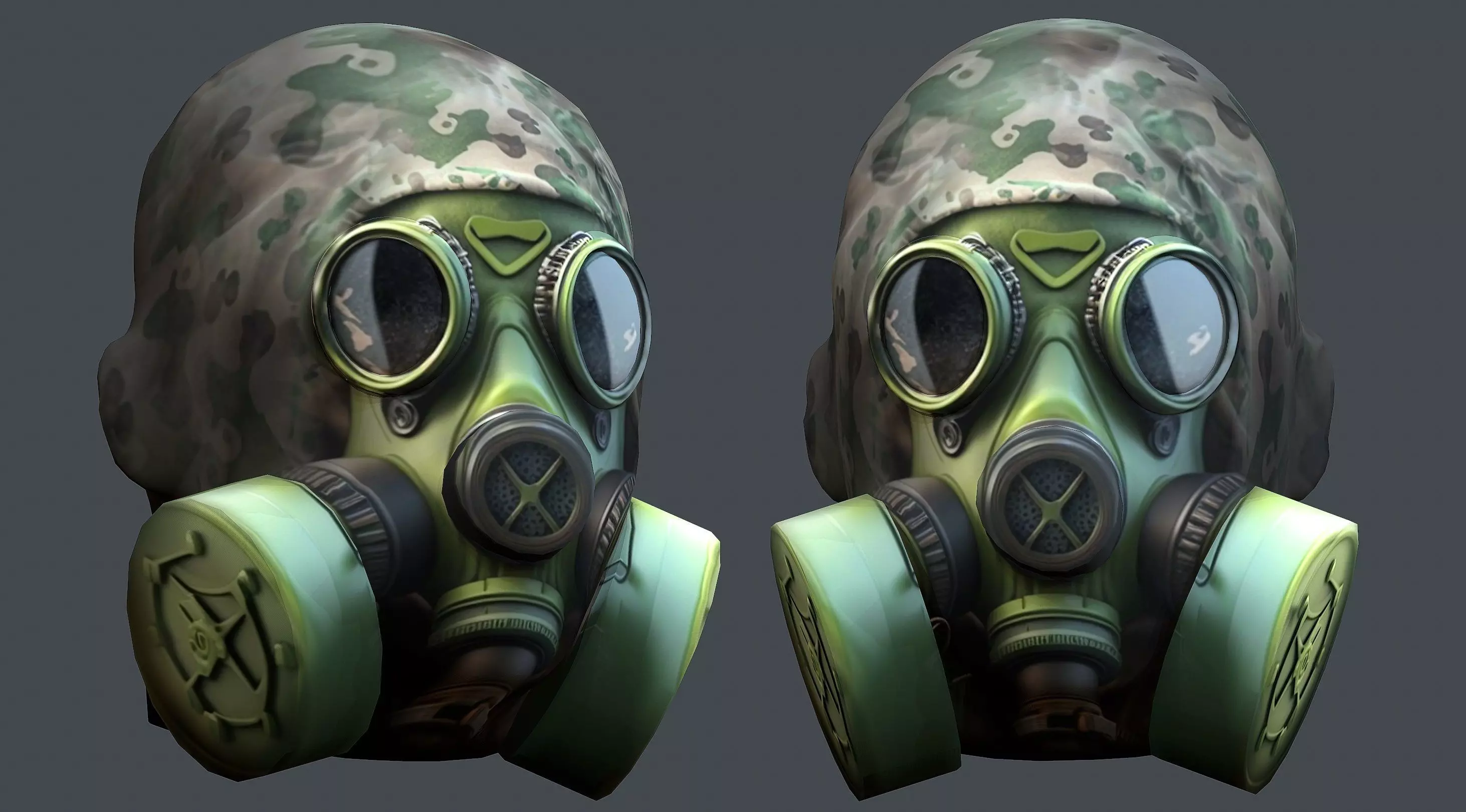 Helmet 3d model military combat Military Low-poly Low-poly 3D model