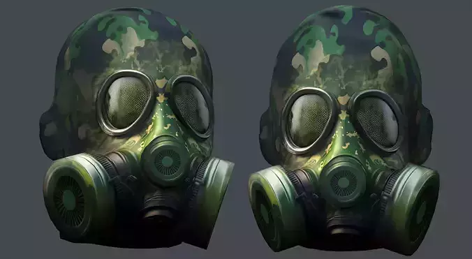 Helmet 3d model military combat Military Low-poly