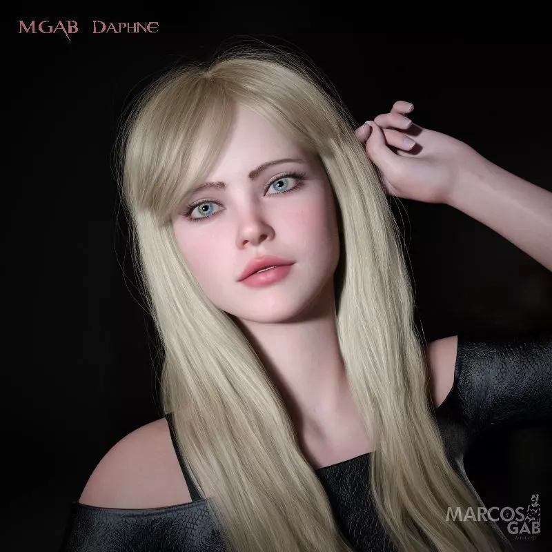 MGAB Daphne for Genesis 8-1 Female 3D model