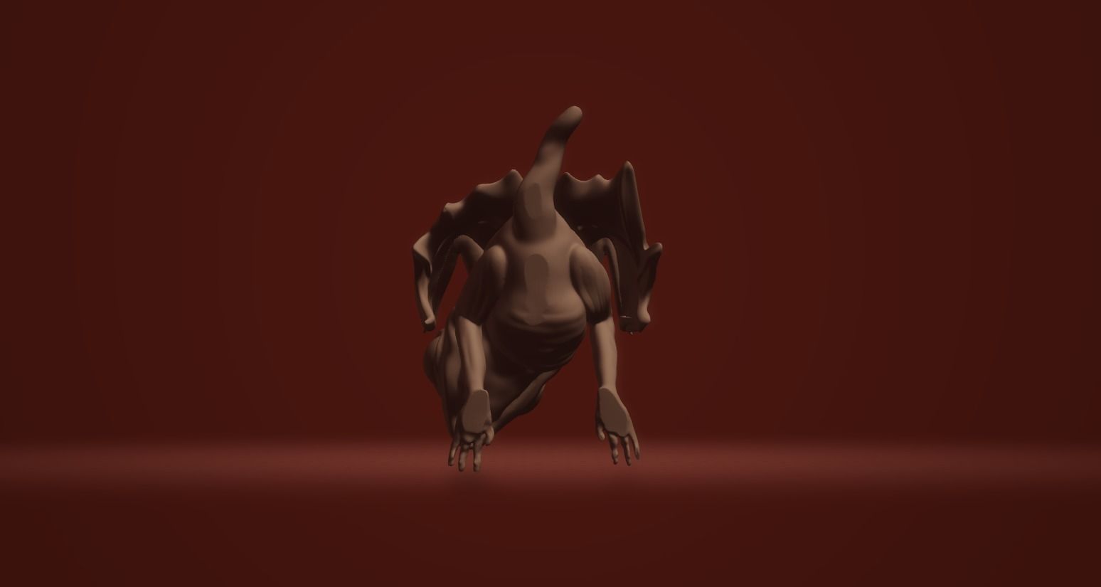 shriek-hawk  3D model_3