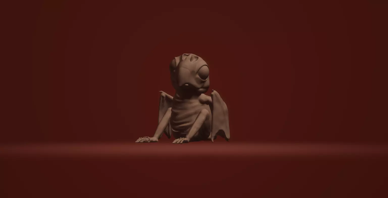 shriek-hawk  3D model_0