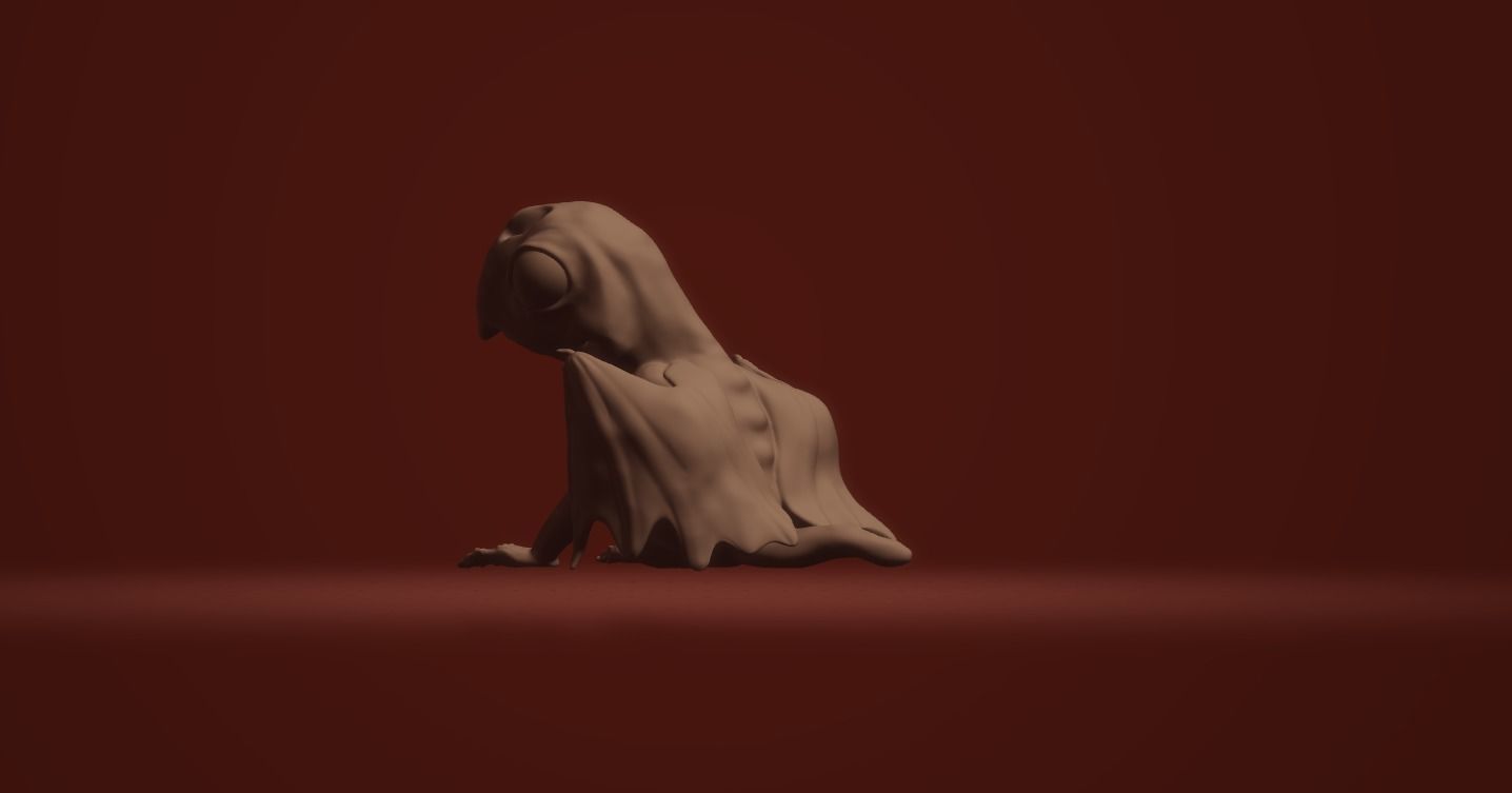 shriek-hawk  3D model_2