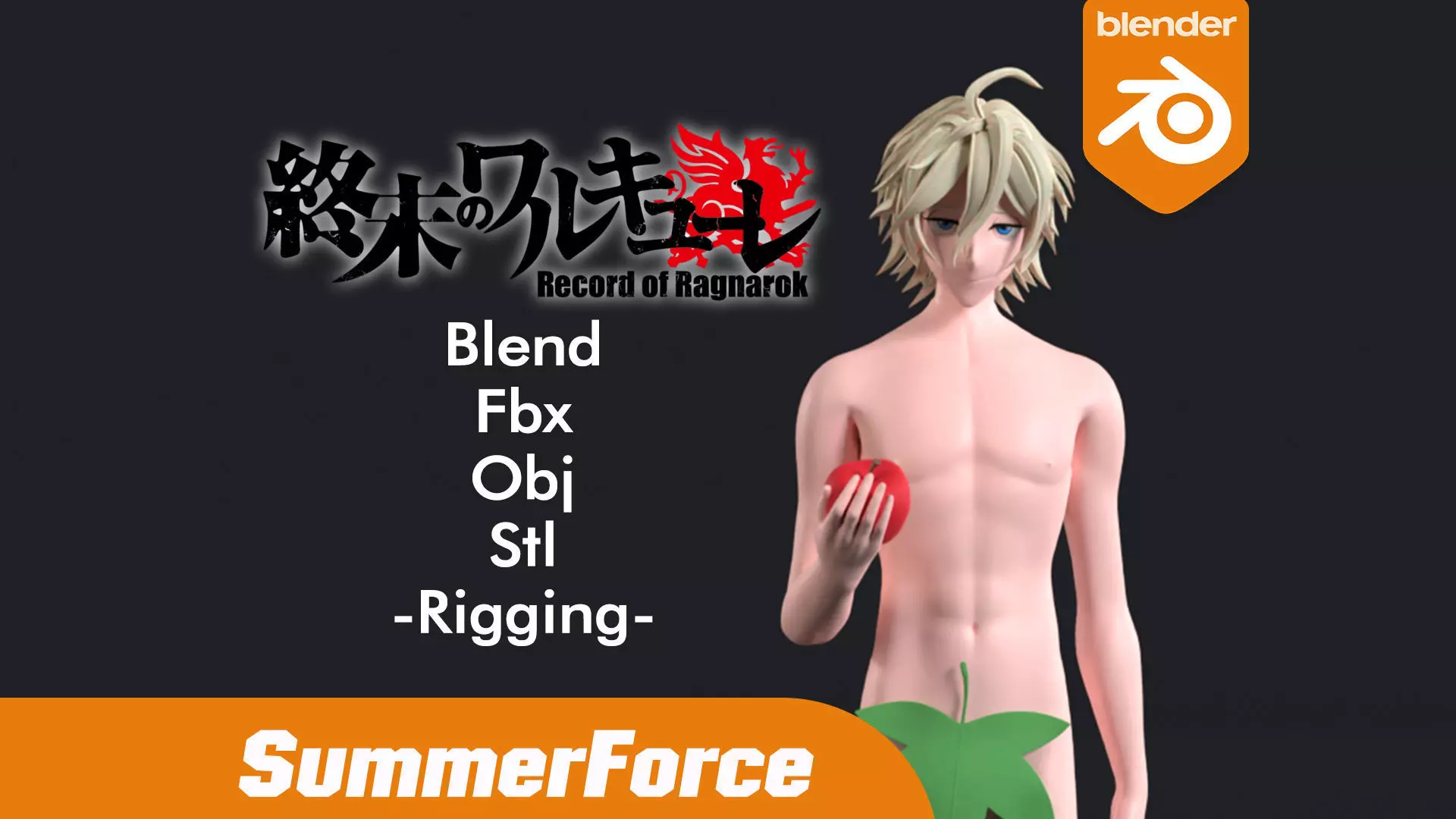 Adam Record of Ragnarok 3D Model 3D model_0