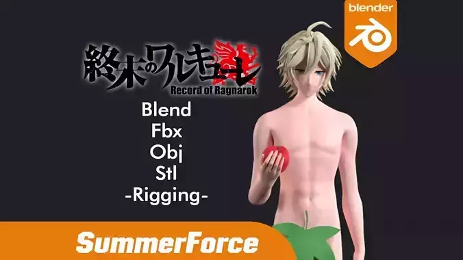 Adam Record of Ragnarok 3D Model 3D model