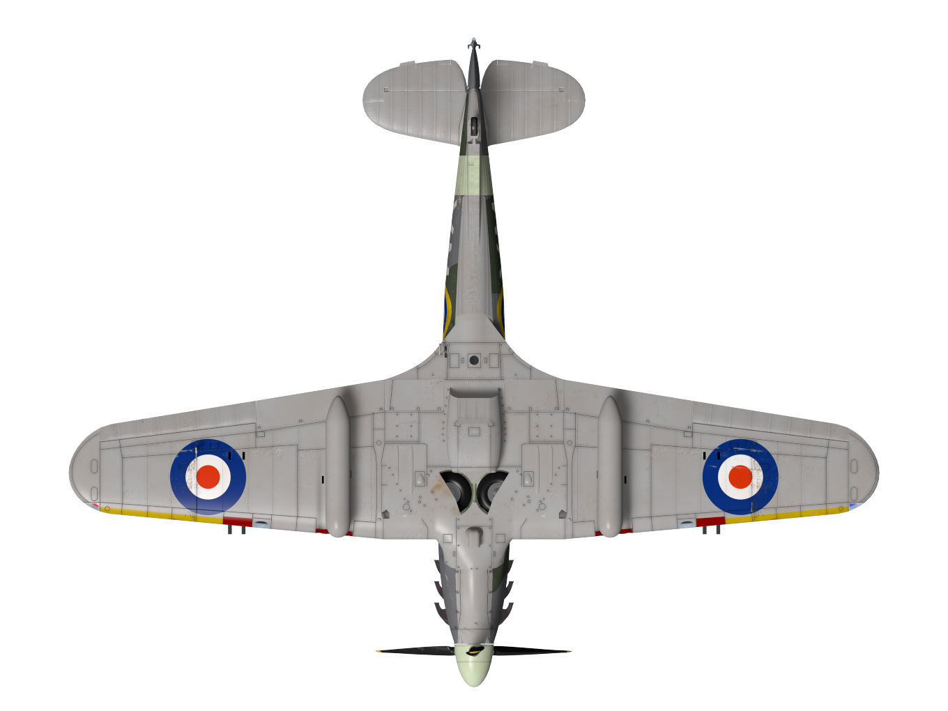 Hawker Hurricane MK2b 3D model_12