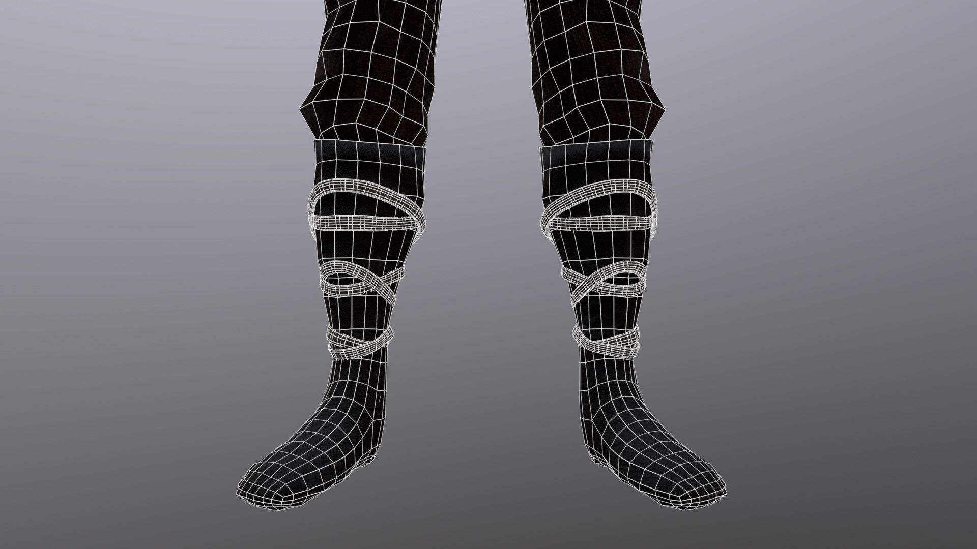 Shaman Low-poly 3D model_13