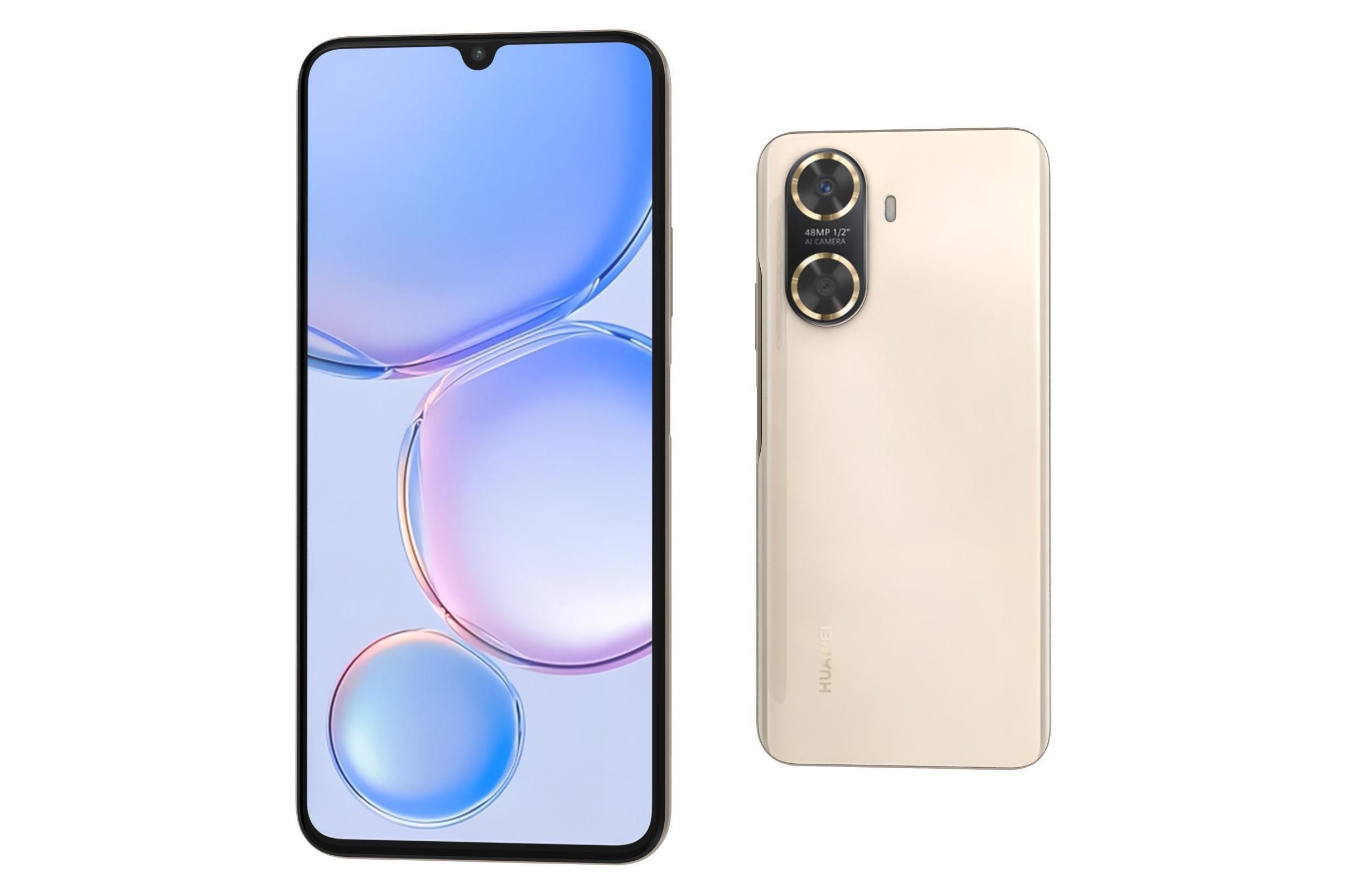 Huawei Enjoy 60 Gold 3D model_6