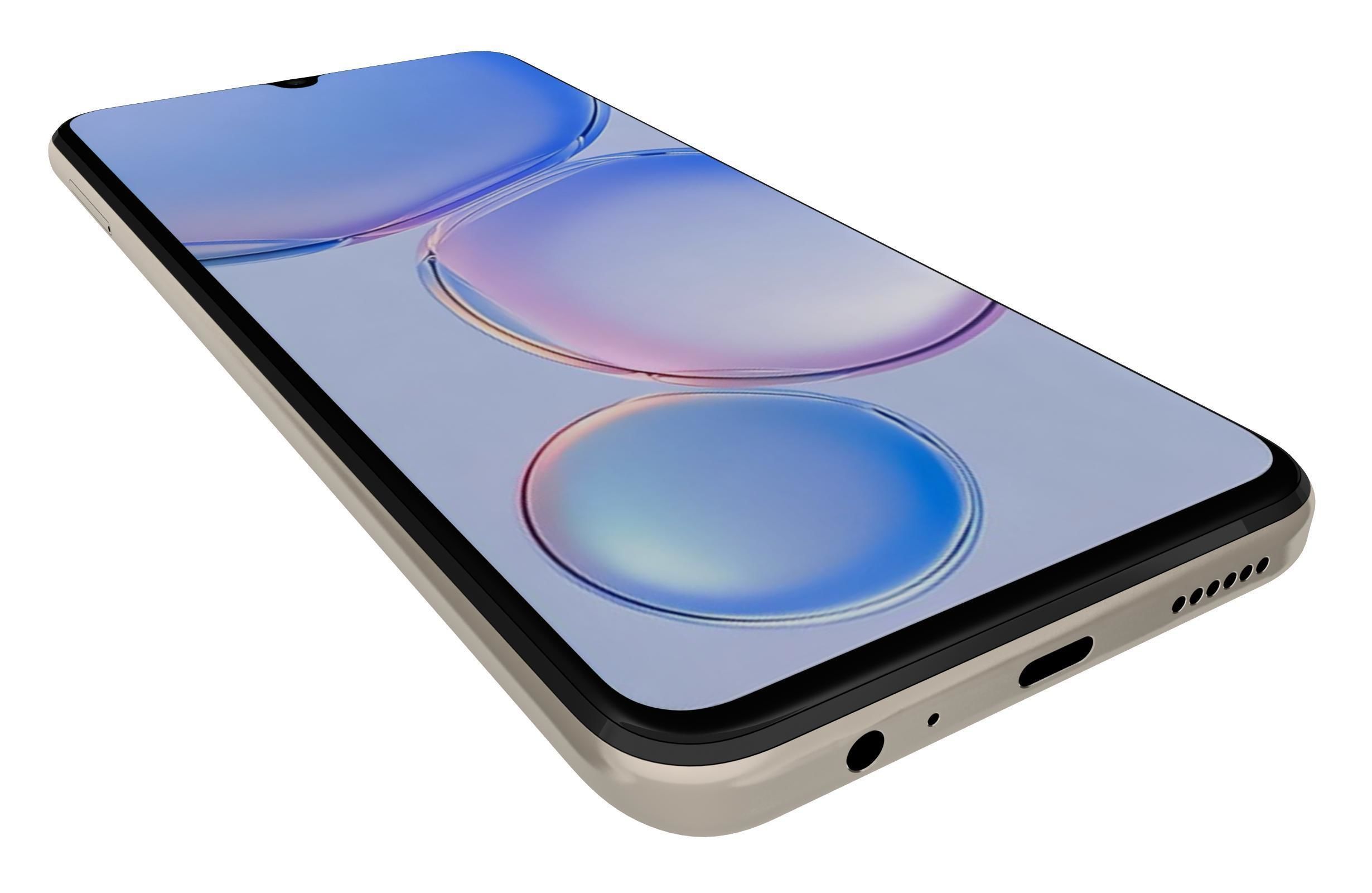 Huawei Enjoy 60 Gold 3D model_12