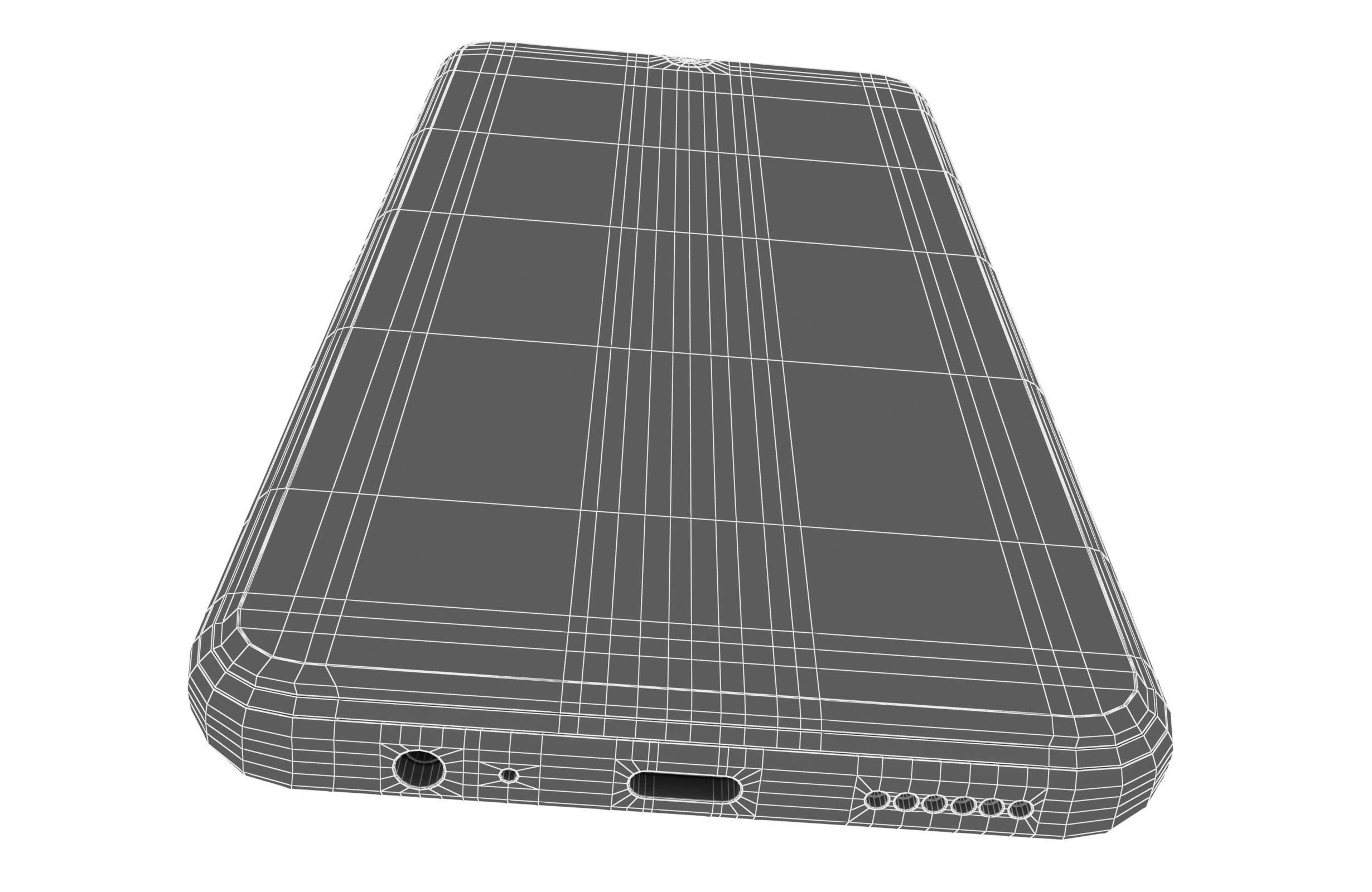 Huawei Enjoy 60 Gold 3D model_19