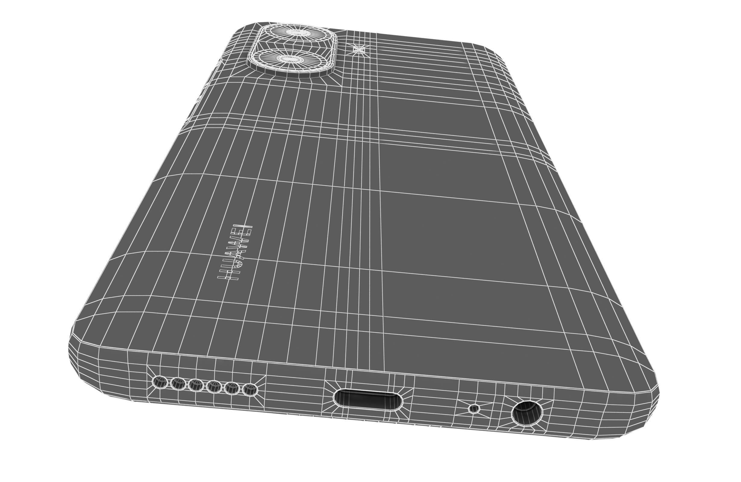 Huawei Enjoy 60 Gold 3D model_21