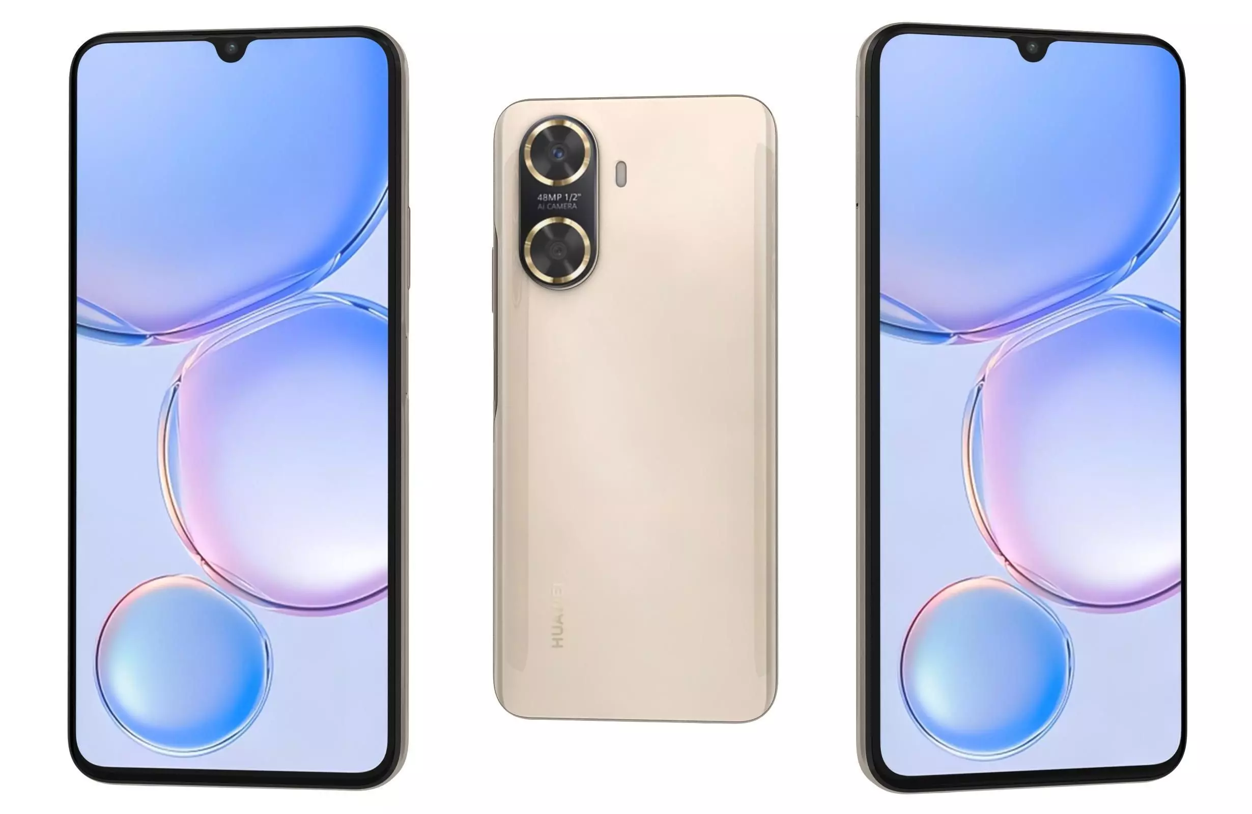 Huawei Enjoy 60 Gold 3D model_0