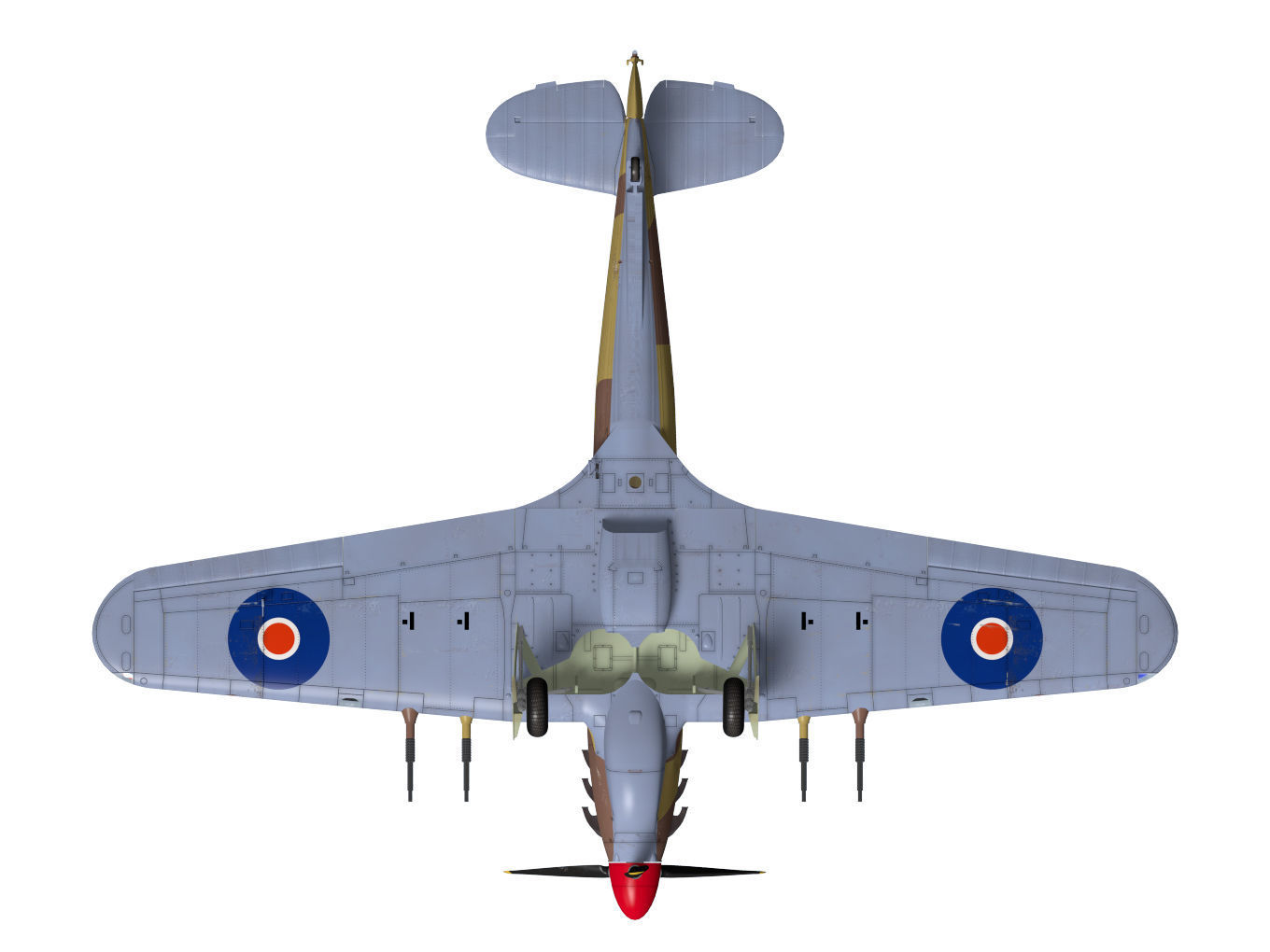 Hawker Hurricane MK2c 3D model_13