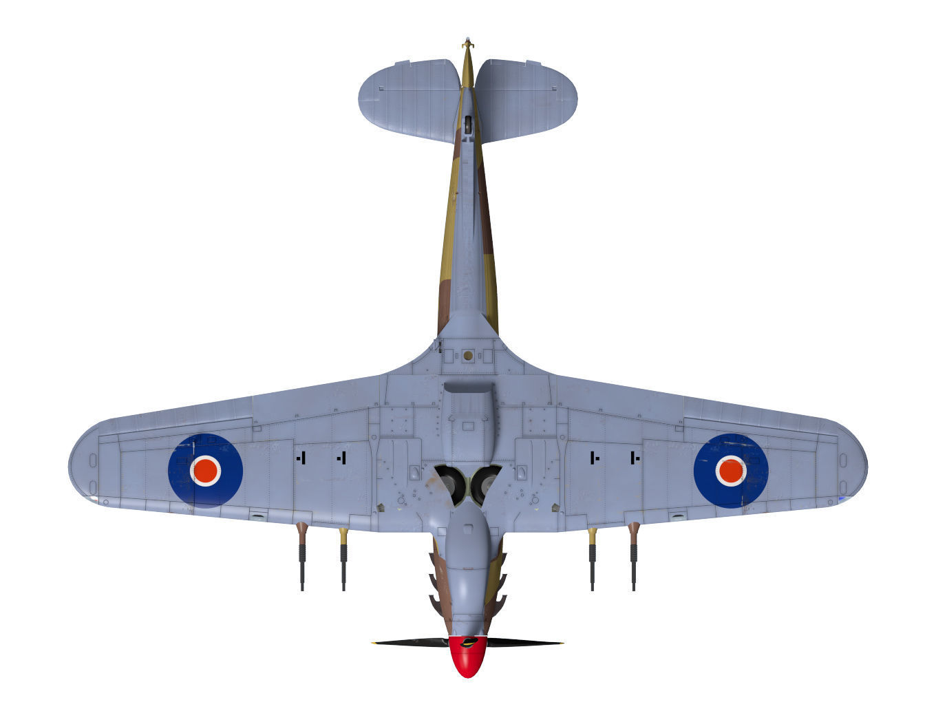 Hawker Hurricane MK2c 3D model_12