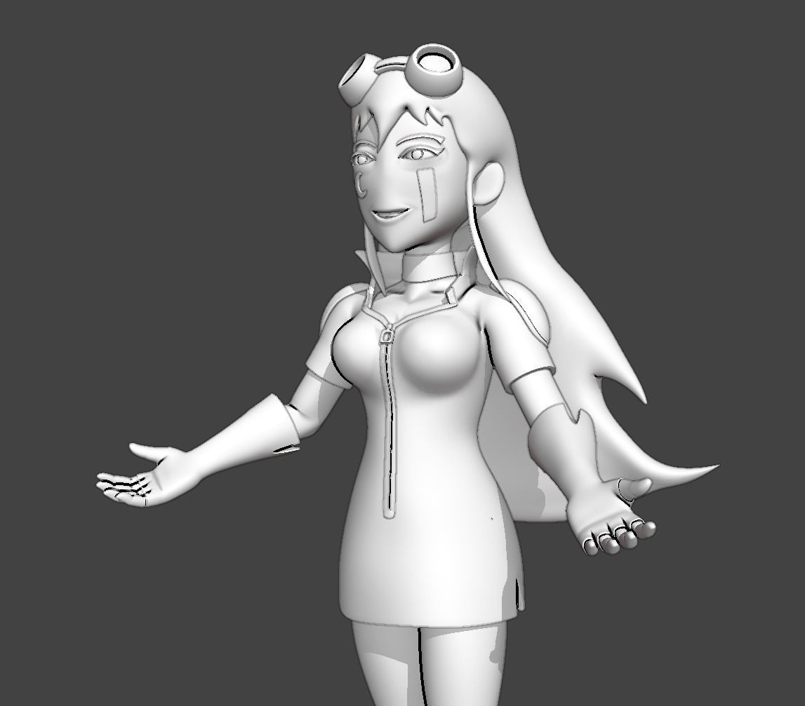 Maya Wei 3D print model_4