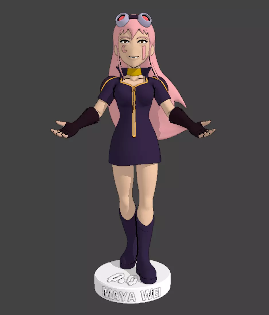 Maya Wei 3D print model_0