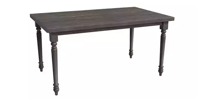 Rustic Style Wooden Dining Table