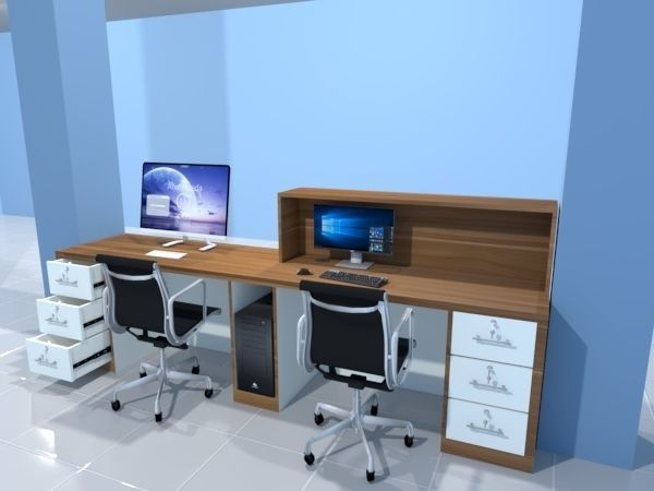 reception table 3D print model_7