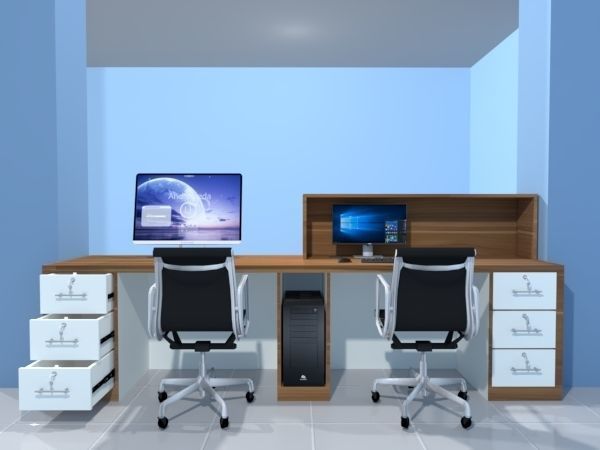 reception table 3D print model_6