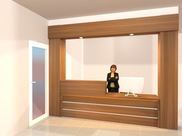 reception table 3D print model_9