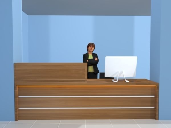 reception table 3D print model_2