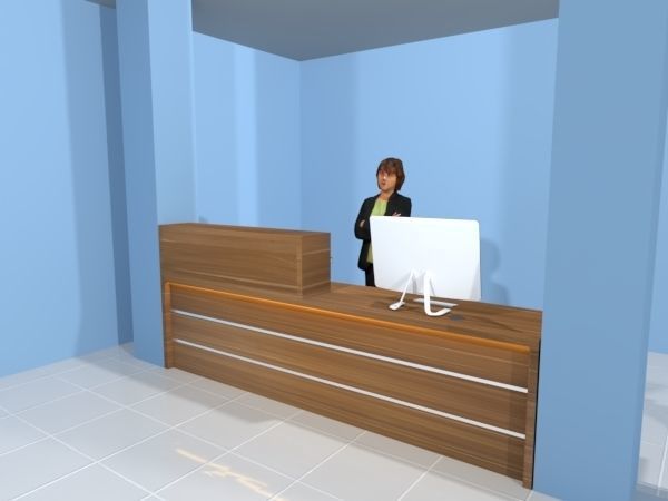 reception table 3D print model_4