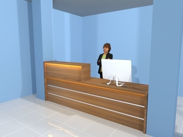 reception table 3D print model_3