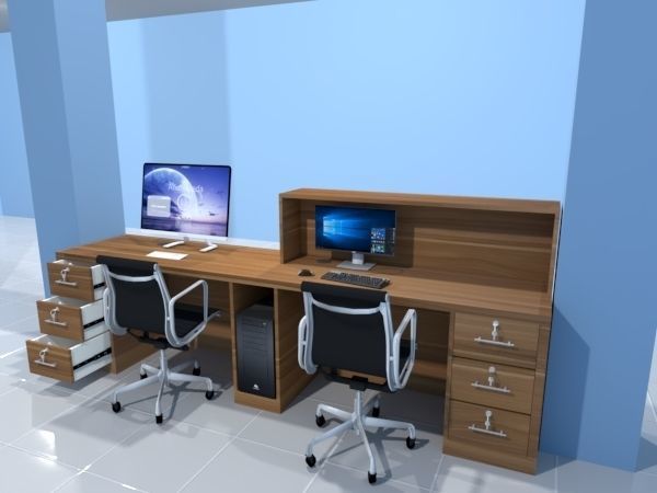 reception table 3D print model_8