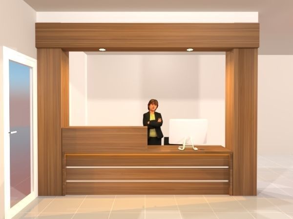 reception table 3D print model_1