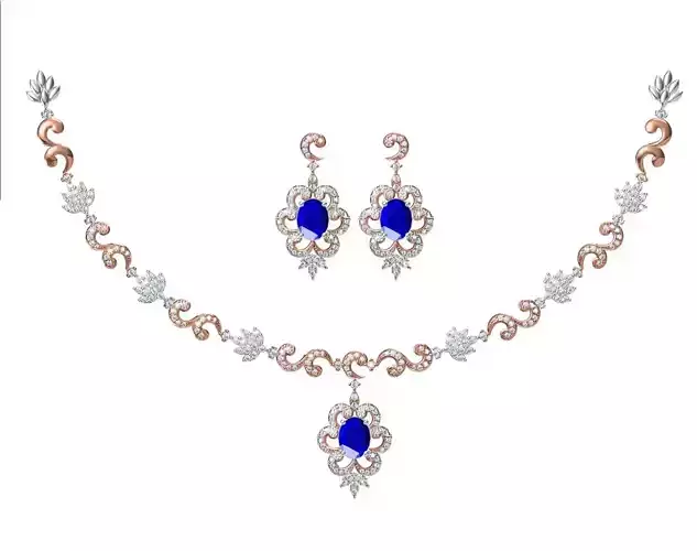Women Necklace Earring Set STL JCD Details
