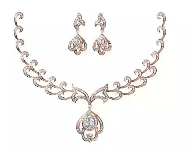 Women Necklace Earring Set STL JCD Details