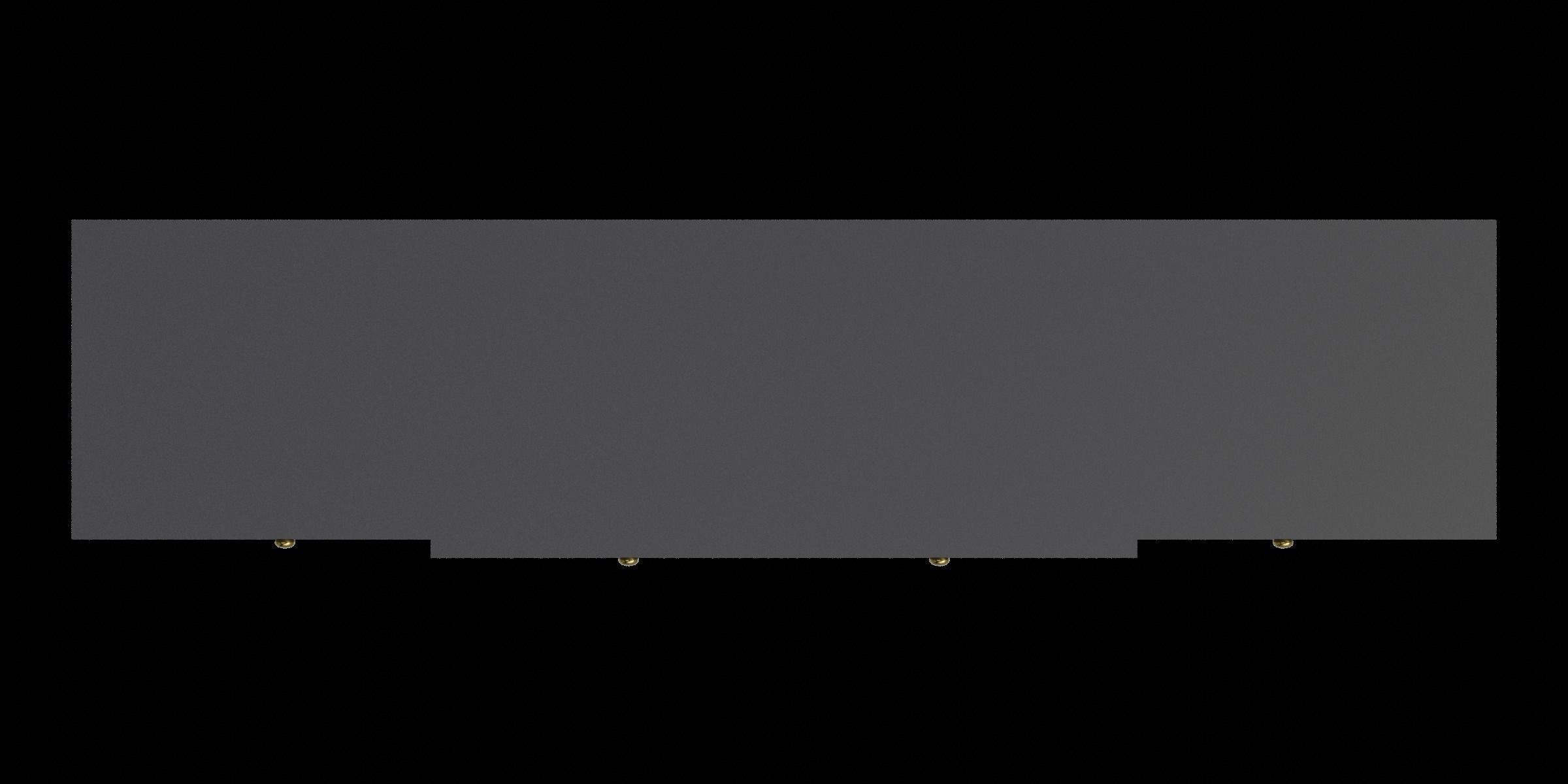 Transitional Fretwork 4 Door With 3 Drawers Sideboard 3D model_1