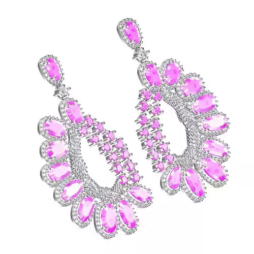 Antique Art Deco Style Earring 5