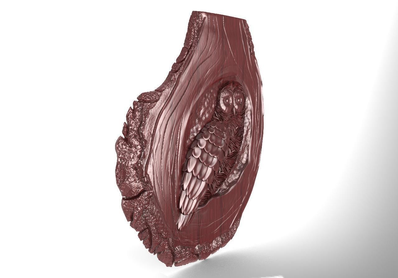 Owl CNC 3D print model_8