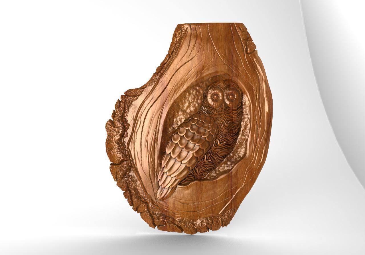 Owl CNC 3D print model_5