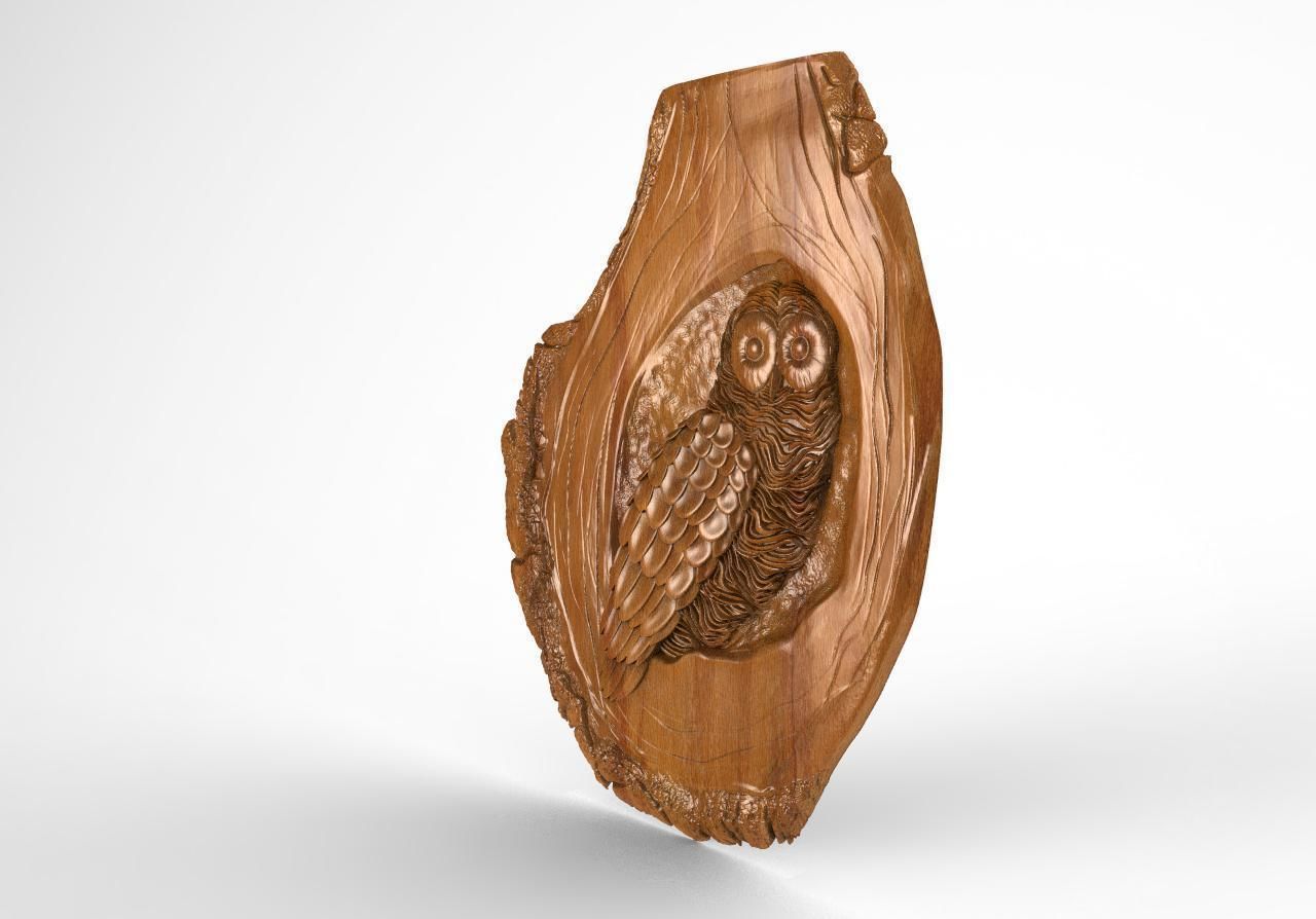 Owl CNC 3D print model_6