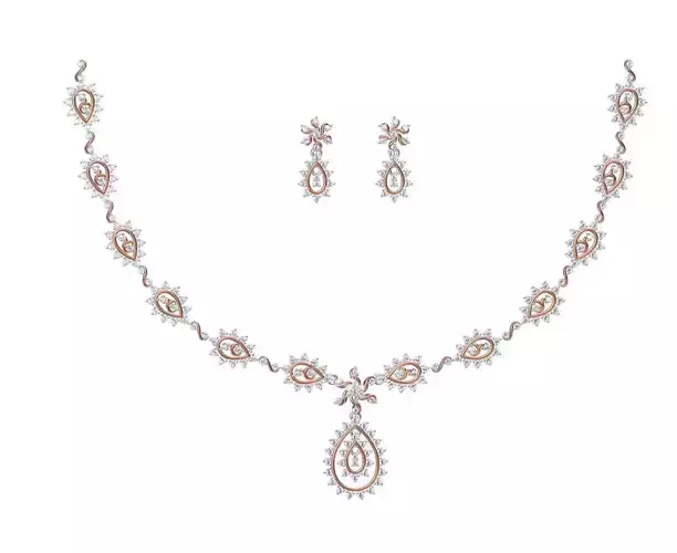 Women Necklace Earring Set STL JCD Details
