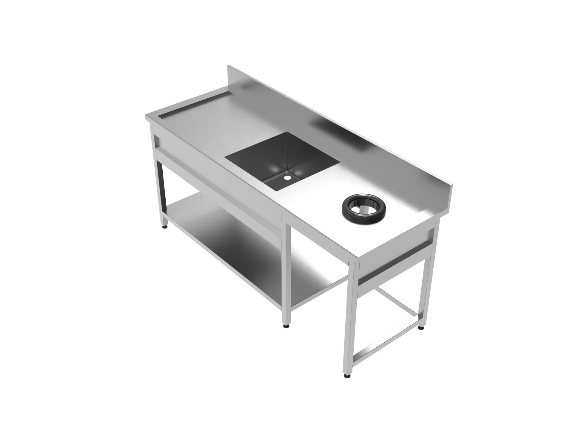 Stainless Steel  3D model_1