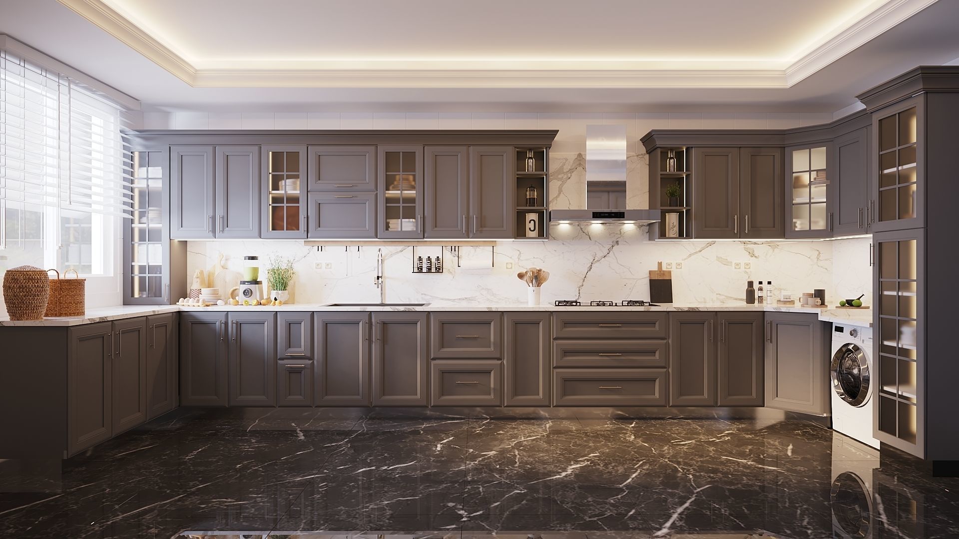 New Classic Kitchen  3D model_2