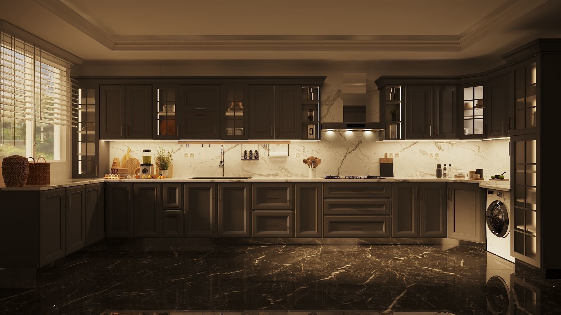 New Classic Kitchen  3D model_6