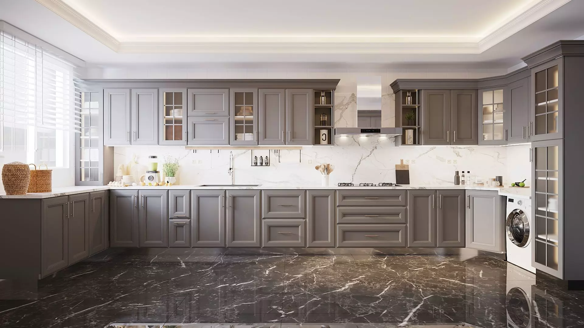 New Classic Kitchen  3D model_0