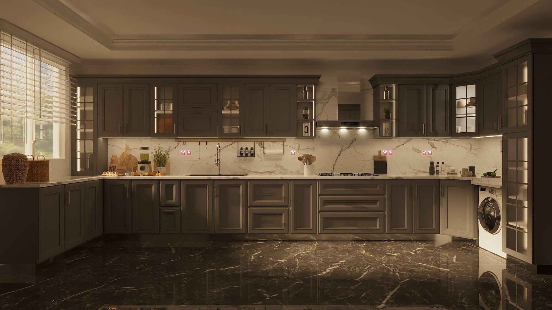 New Classic Kitchen  3D model_1