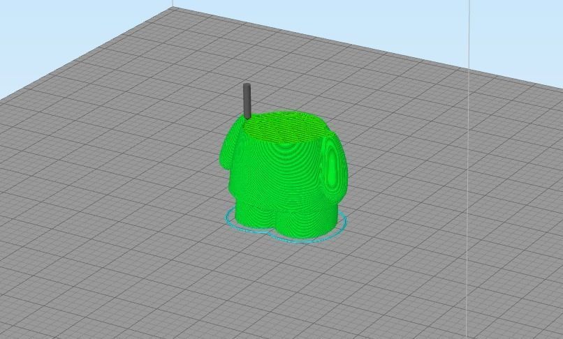 Small Astronaut Candle 3D print model_4